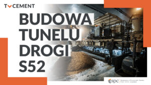 Film z układania nawierzchni betonowej w tunelu Zielonki na drodze S52